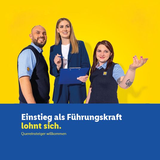 Führungskräfte in der Filiale gesucht
