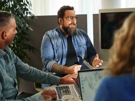 Besprechung in der Zentrale
