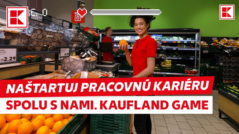 Naštartuj pracovnú kariéru spolu s nami. Kaufland game!