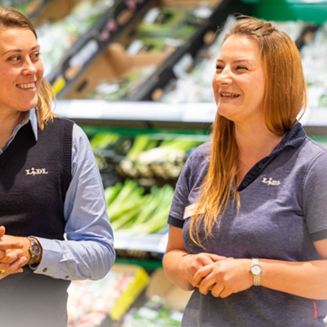 Lidl colleagues at work