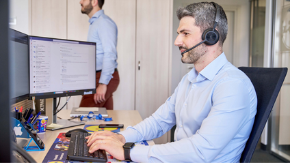 Collega al PC in ufficio