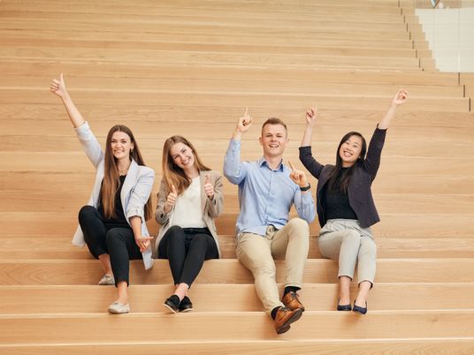 Studenten Treppe Zentrale