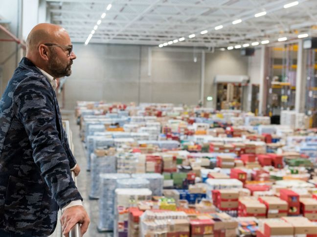 Het distributiecentrum in Oosterhout