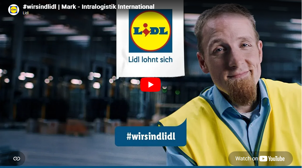 Mark arbeitet in der Logistik an der Hauptverwaltung von Lidl