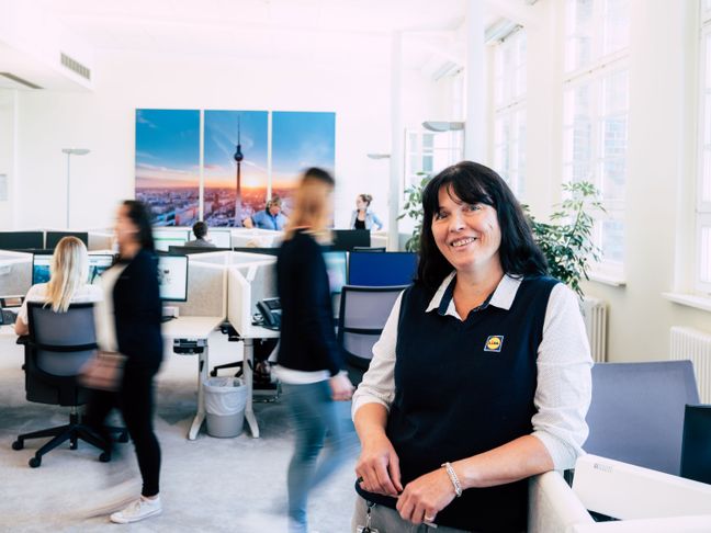 Susanne ist Teamleiterin im Lidl Kundenservice.