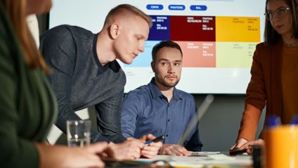 Diskussion im Meeting
