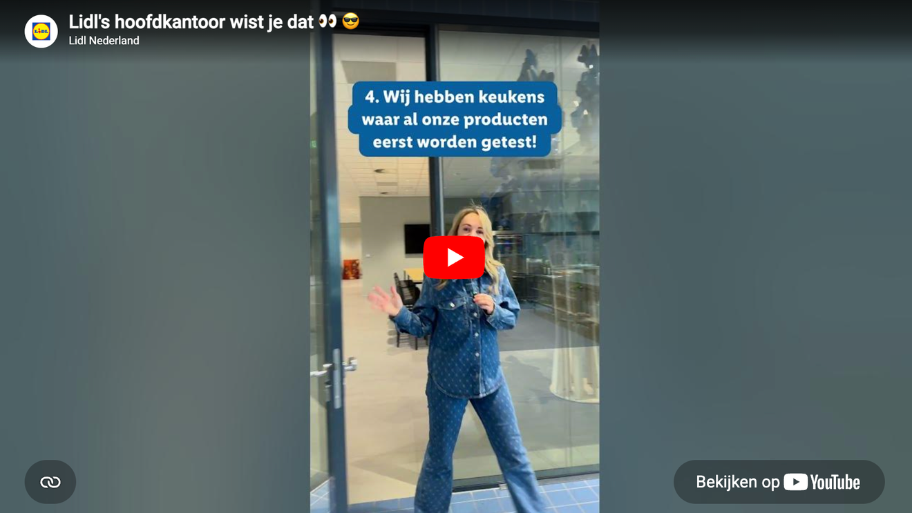 Video Lidl campus Huizen rondleiding
