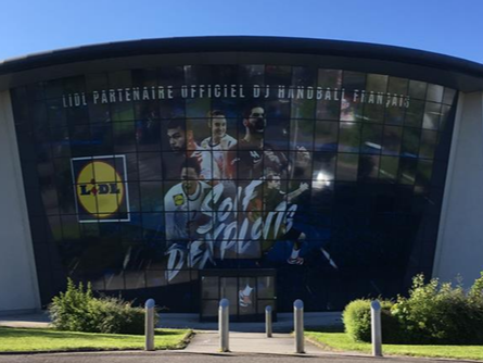 Le Siège Lidl de Strasbourg vu du ciel