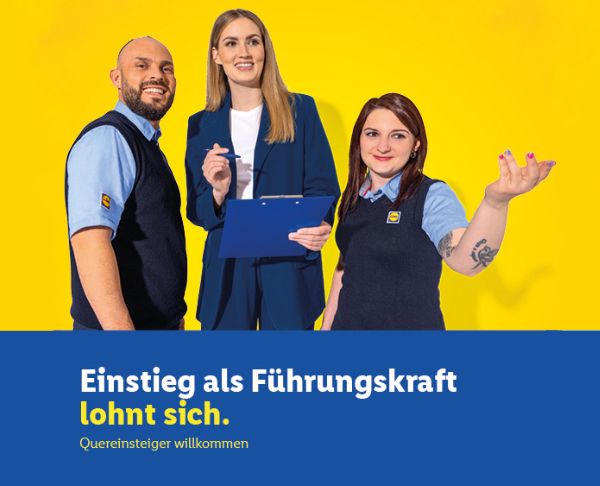 Führungskräfte in der Filiale gesucht