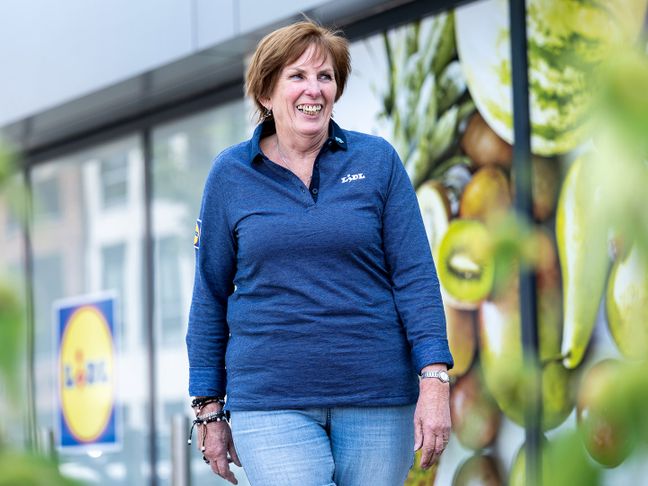 Jose verkoopmedewerker voor de Lidl winkel
