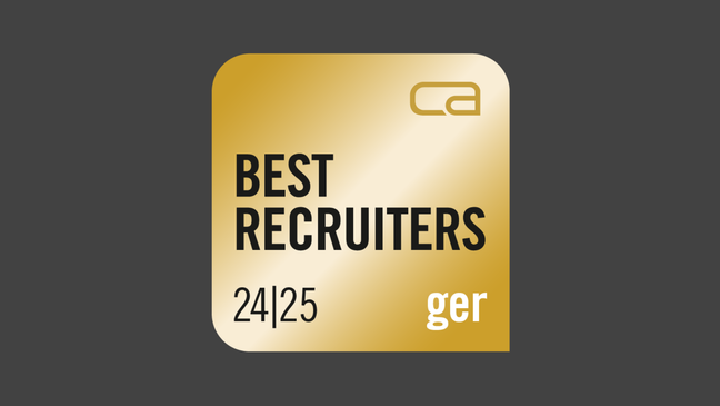 Best Recruiters 24/25 Goldenes Siegel Deutschland