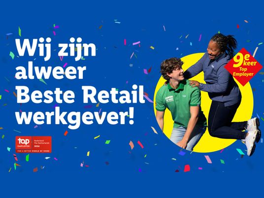 Lidl voor de negende keer Top Employer in 2026
