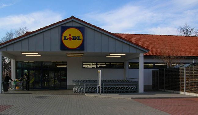 Lidl Filiale von außen