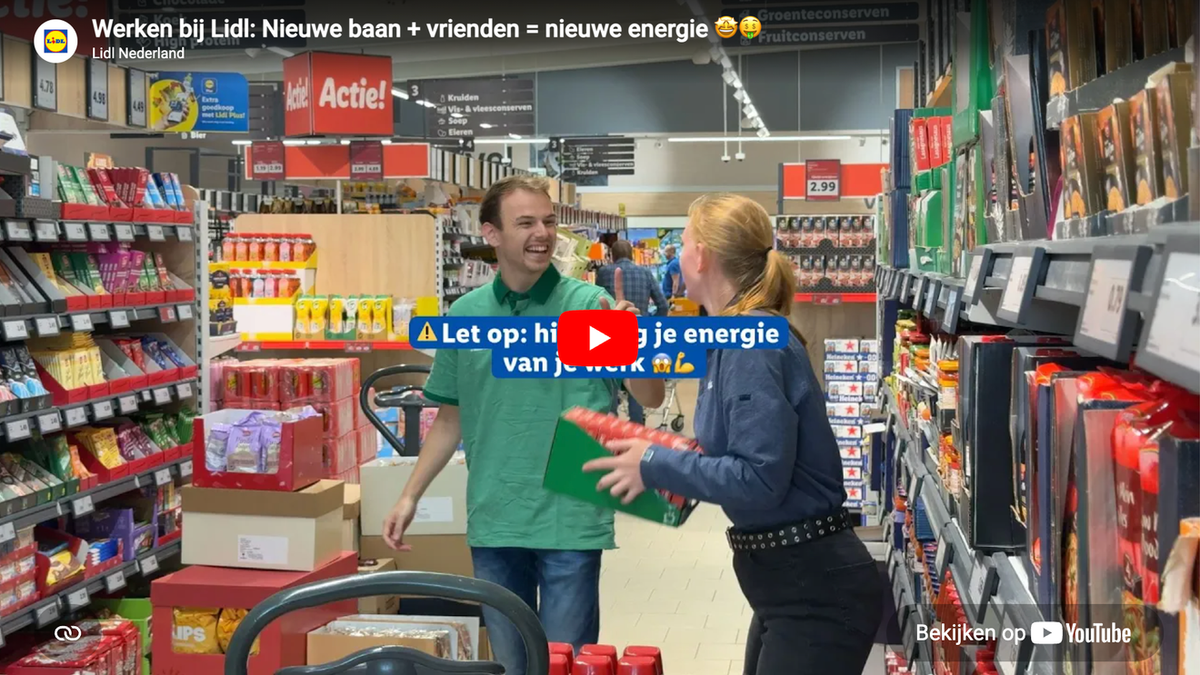 Video bijbaan waar je energie van krijgt! Je verdient 't