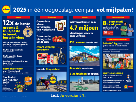 Infographic mijlpalen en resultaten 2025