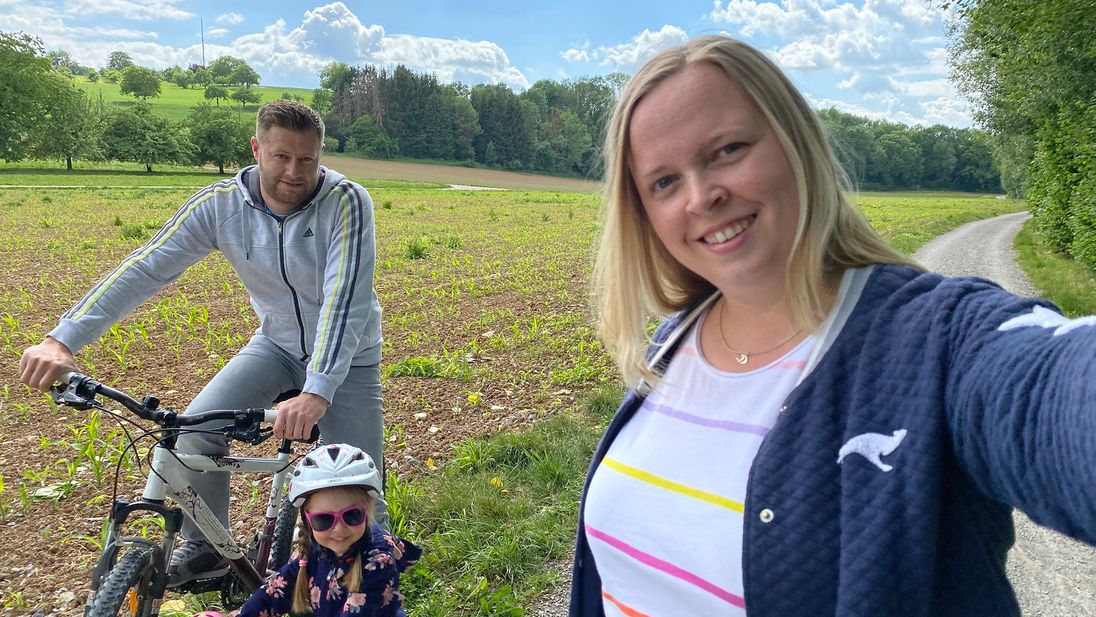 Mandy und ihre Familie fühlen sich in Neckarsulm sehr wohl