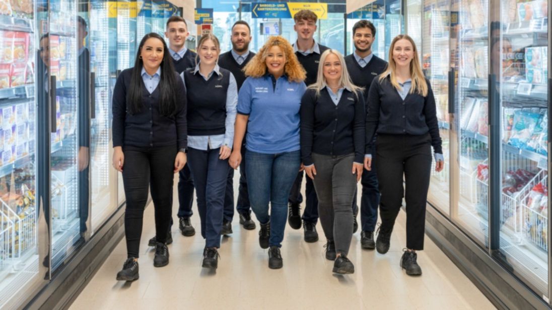 Filialmitarbeiter bei Lidl
