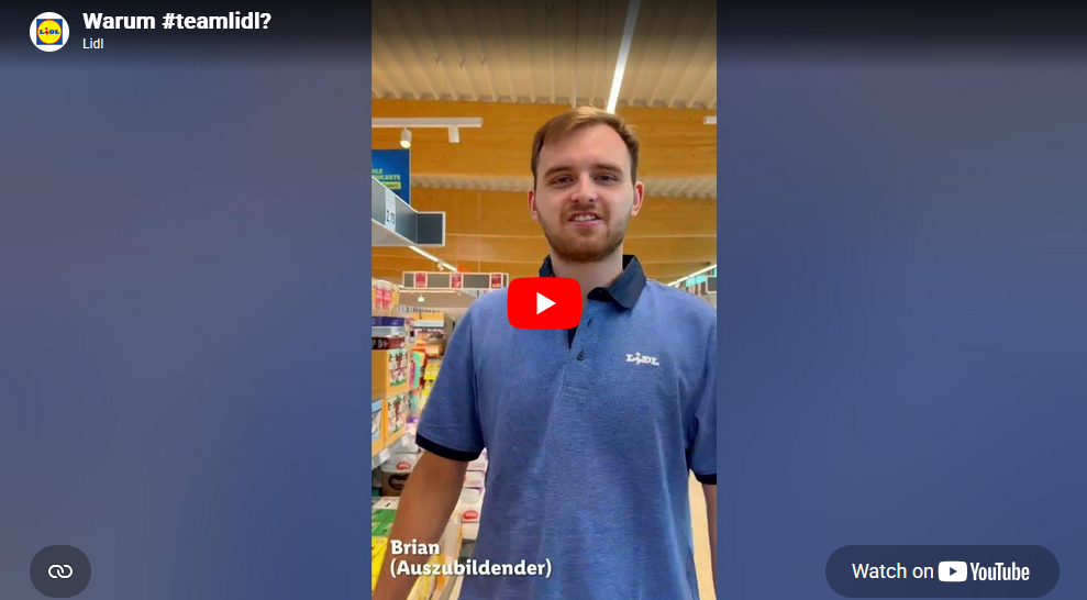 Warum sich Azubis fürs #teamlidl entschieden haben